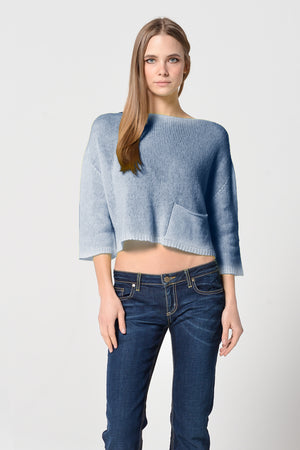 Ley Frost Art Sweater - Navy