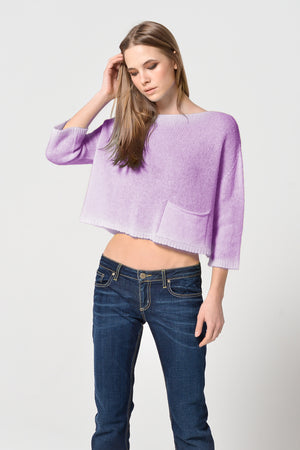 Ley Frost Art Sweater - Berry