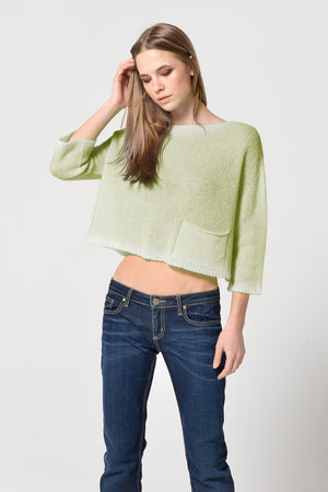 Ley Frost Art Sweater - Olive