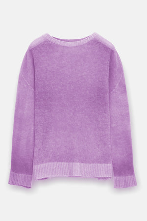 Leslie Frost Art Sweater - Berry