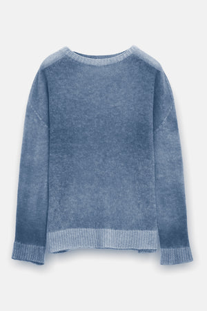 Leslie Frost Art Sweater - Navy