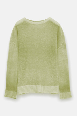 Leslie Frost Art Sweater - Olive