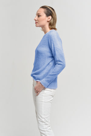 Leslie Frost Art Sweater - Marine