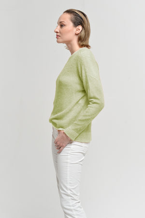 Leslie Frost Art Sweater - Olive