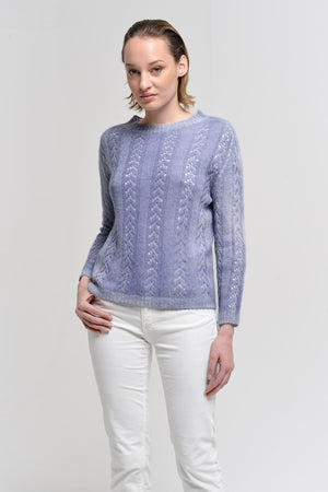 Park Frost Art Sweater - Lilac
