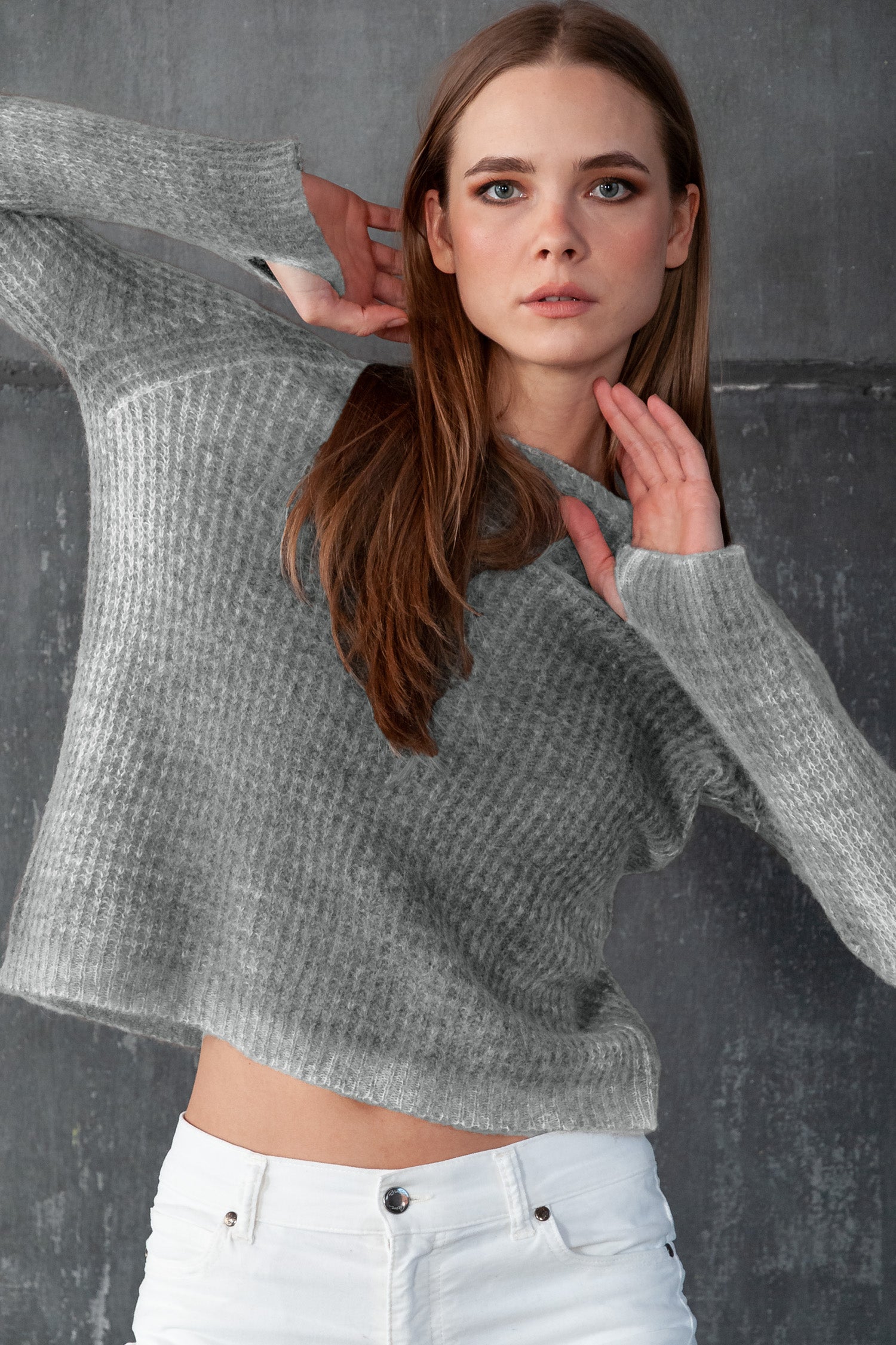 Clune Frost Art Sweater - Granite