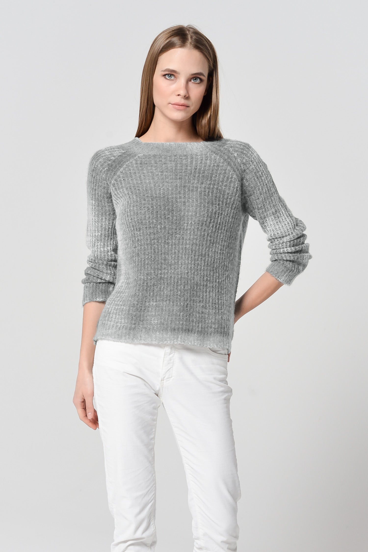 Clune Frost Art Sweater - Granite