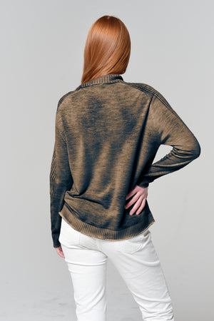 Holm Rock Art Sweater - Flint