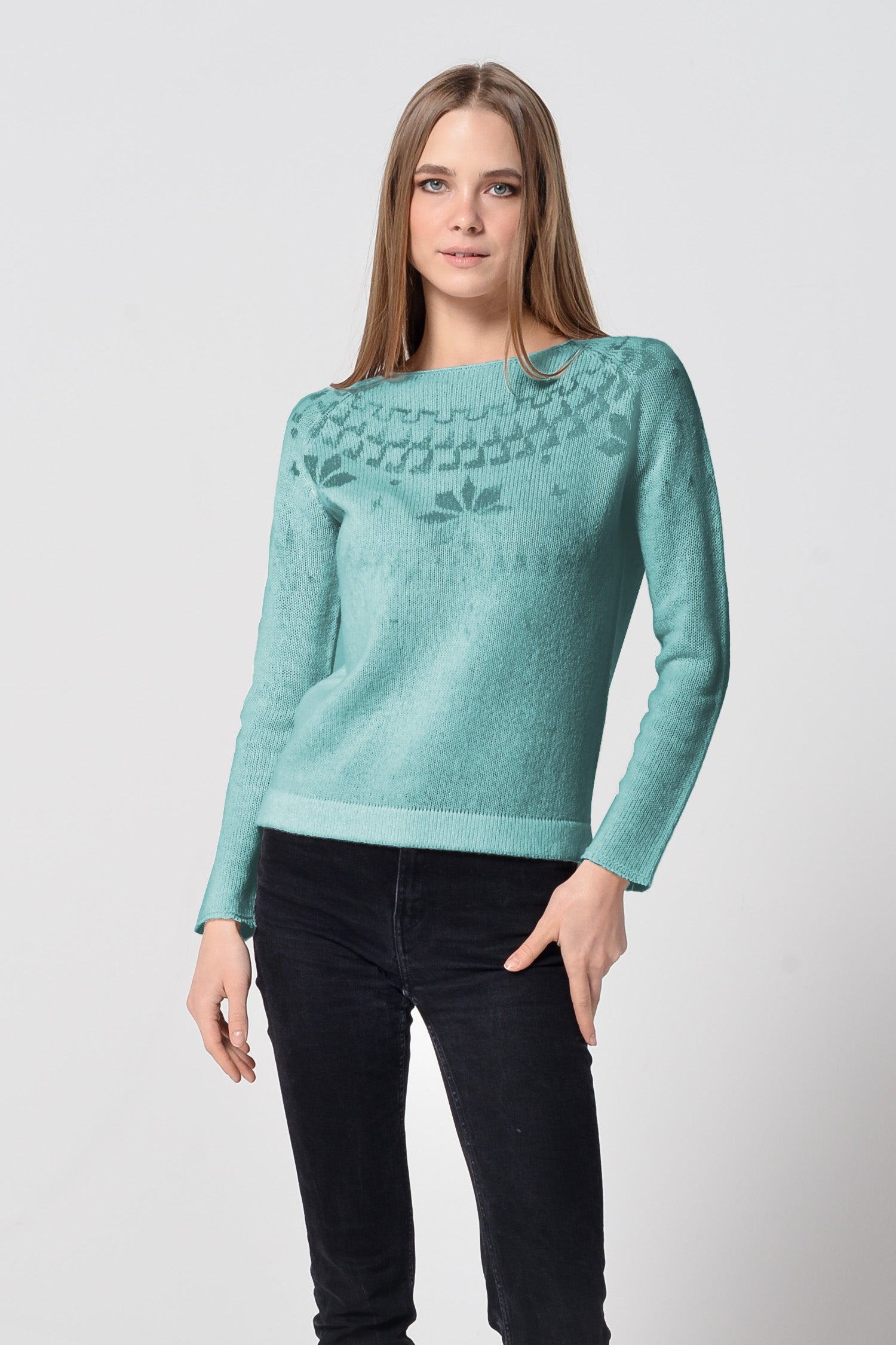 Appin Fair Isle Sweater - Cirrus