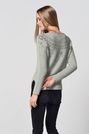 Appin Fair Isle Sweater - Fog
