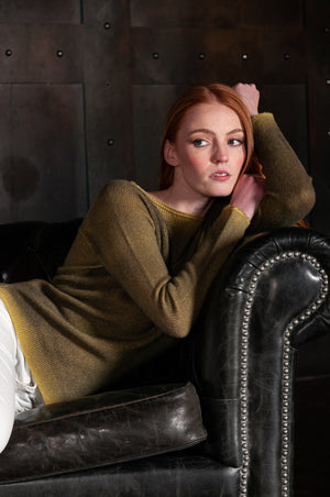 Appin Smoke Art Sweater - Lemon