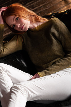 Appin Smoke Art Sweater - Lemon