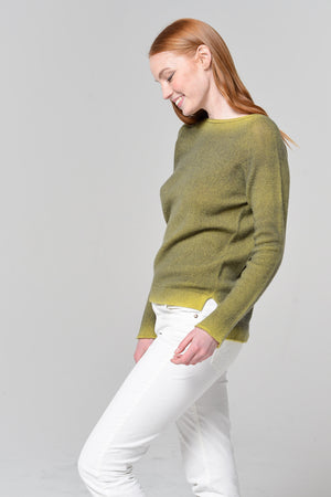 Appin Smoke Art Sweater - Lemon