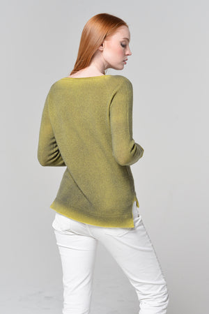 Appin Smoke Art Sweater - Lemon