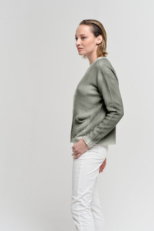 Elgin Smoke Art Sweater - Fog