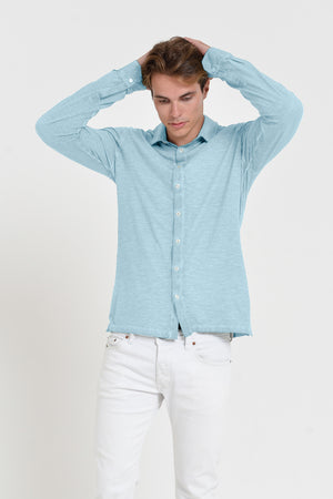 Garda Shirt - Men's Regular Fit Cotton Shirt - Bora Bora