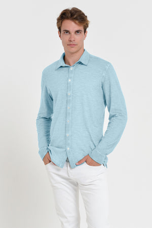 Garda Shirt - Men's Regular Fit Cotton Shirt - Bora Bora