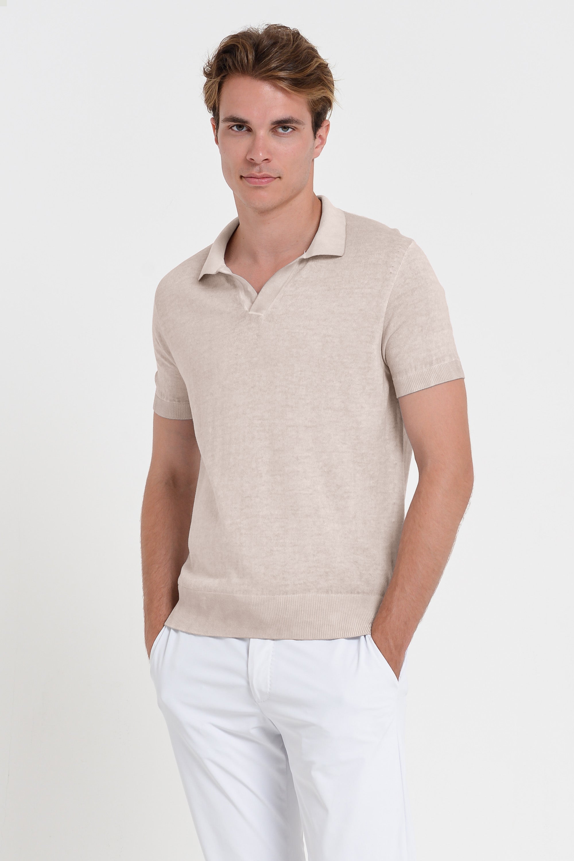 Nico Knit Polo Shirt - Canapa