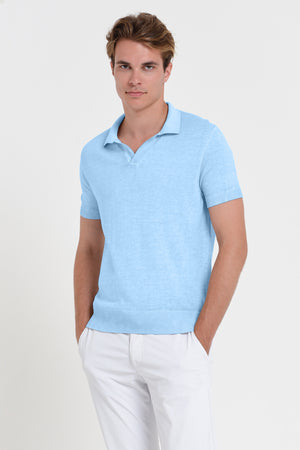 Nico Knit Polo Shirt - Viking