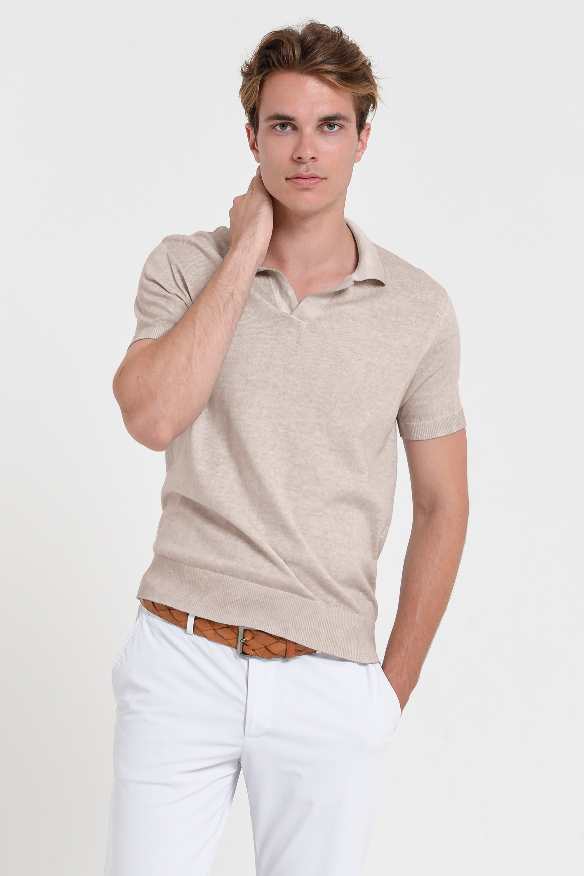Nico Knit Polo Shirt - Canapa
