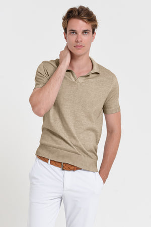 Nico Knit Polo Shirt - Harbor