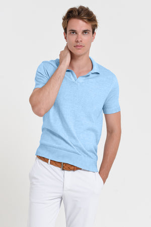 Nico Knit Polo Shirt - Viking