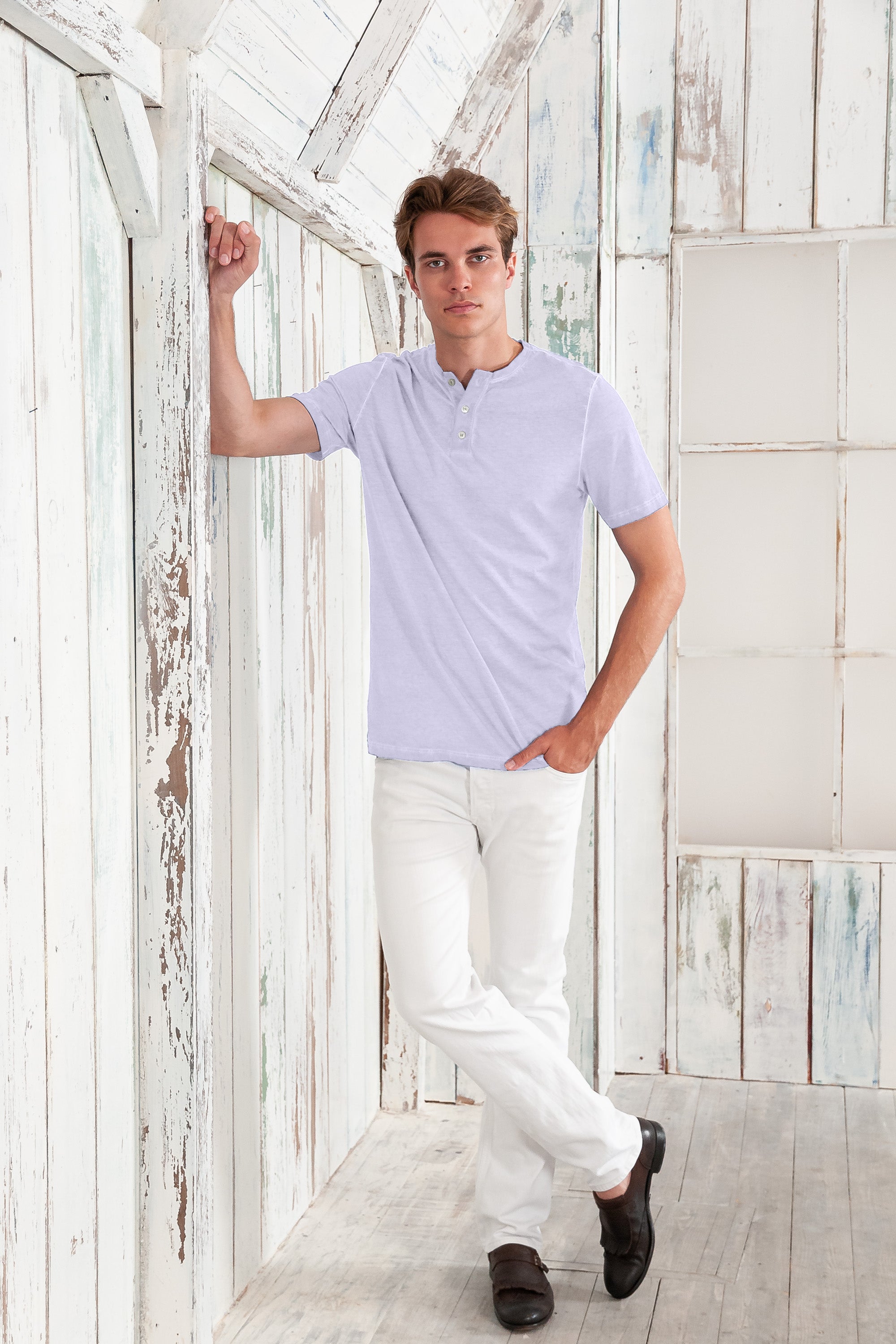 Paddle Henley - Lilac