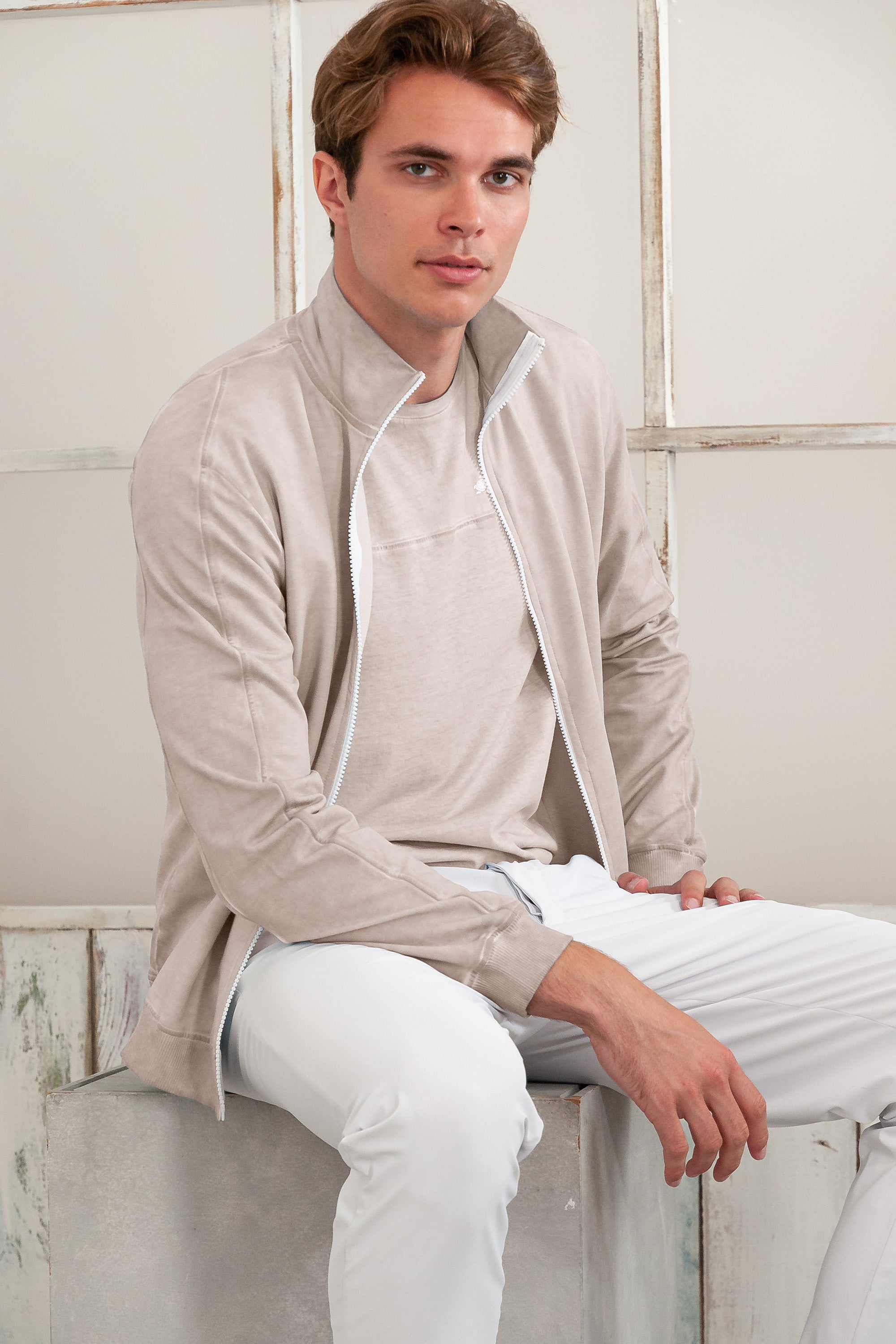 Warf - Full Zip Fleece Sweater - Canapa