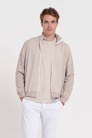 Warf - Full Zip Fleece Sweater - Canapa