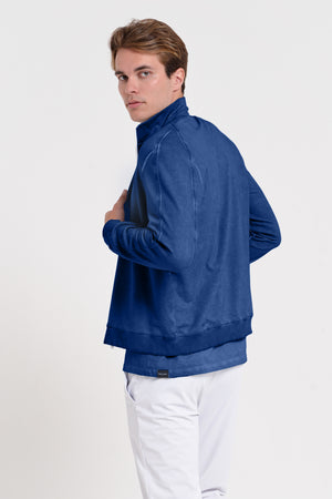 Warf - Full Zip Fleece Sweater - Pacific