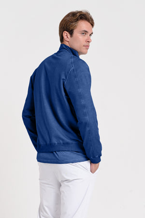 Warf - Full Zip Fleece Sweater - Pacific
