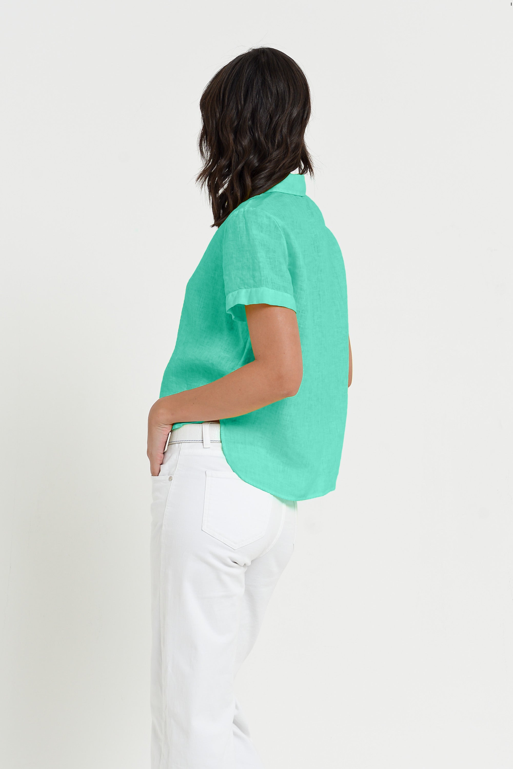 Sunray Linen Shirt - Jungle