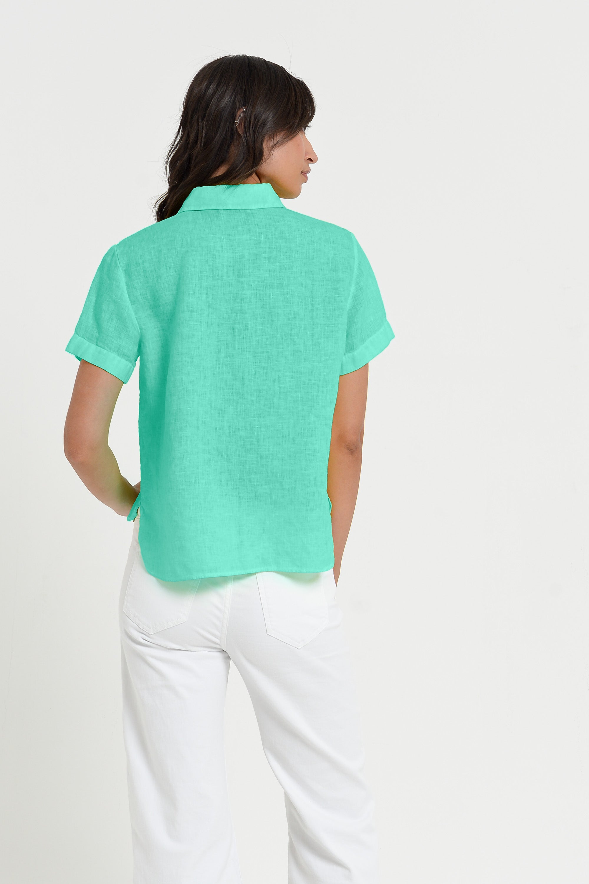 Sunray Linen Shirt - Jungle