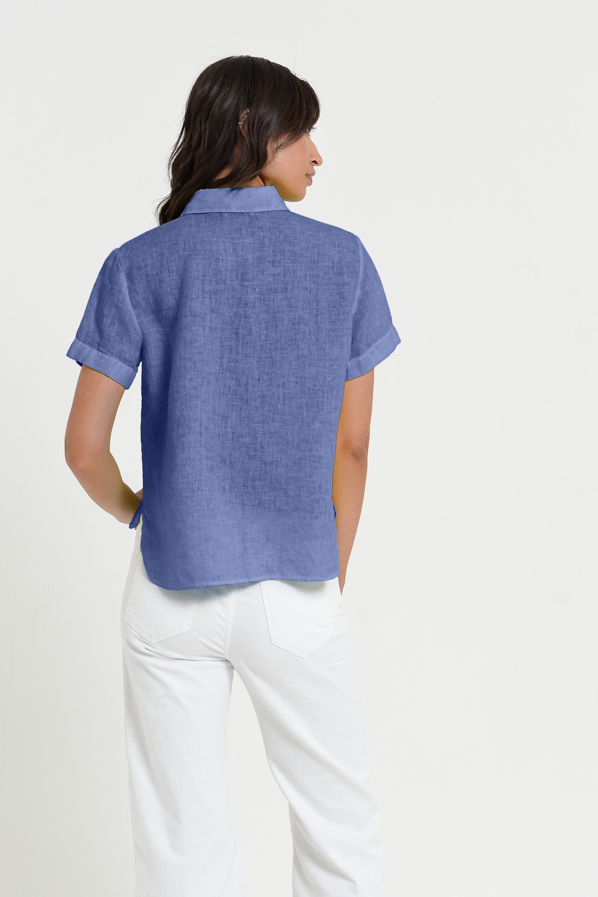 Sunray Linen Shirt - Whale