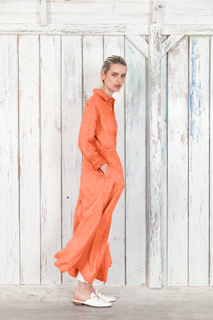 Brooke - Women's Shirtdress in Linen - Spritz