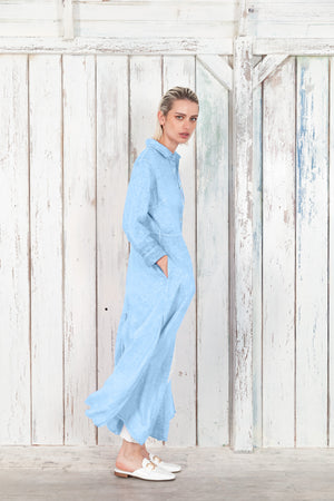 Brooke - Women's Shirtdress in Linen - Viking
