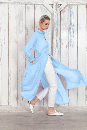 Brooke - Women's Shirtdress in Linen - Viking