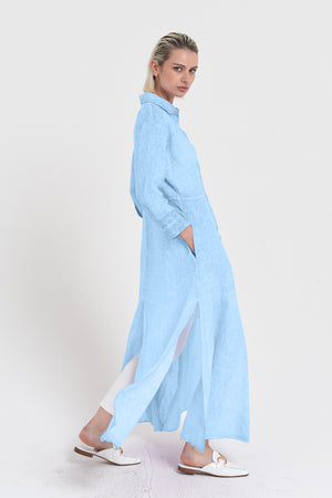 Brooke - Women's Shirtdress in Linen - Viking