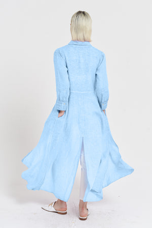 Brooke - Women's Shirtdress in Linen - Viking