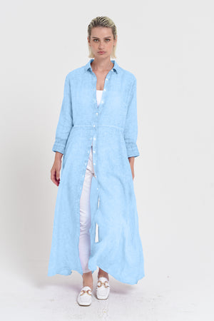 Brooke - Women's Shirtdress in Linen - Viking