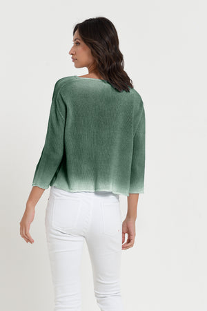 Sofia Knit in Spray Art - Juniper