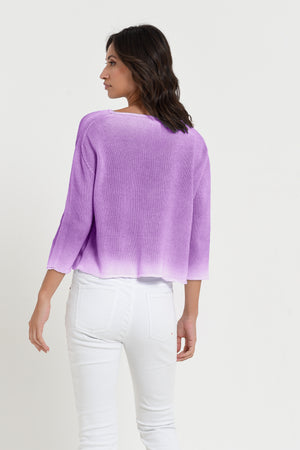 Sofia Knit in Spray Art - Morado