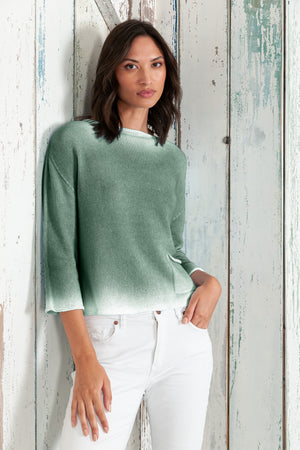 Sofia Knit in Spray Art - Juniper