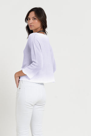 Sofia Knit in Spray Art - Lilac