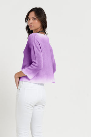 Sofia Knit in Spray Art - Morado