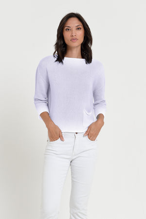 Sofia Knit in Spray Art - Lilac