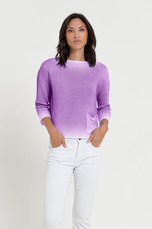 Sofia Knit in Spray Art - Morado