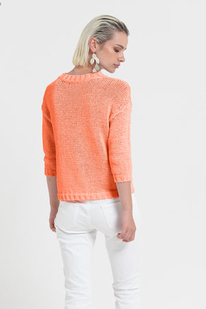 Poppy Crew - Women's Cotton Knit Sweater - Spritz