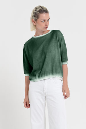Kriss Knit in Spray Art - Juniper