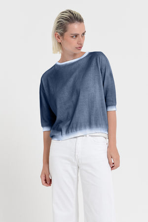 Kriss Knit in Spray Art - Whale